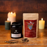 Warm and cozy xmas -Black Christmas tea-