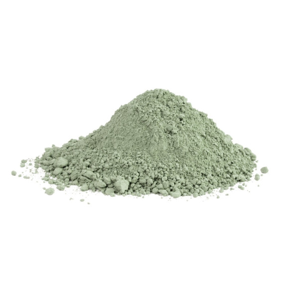 Pasteurized and sterilized green clay
