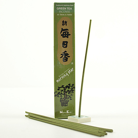 Grüner Tee japanischer Weihrauch Morgenstern