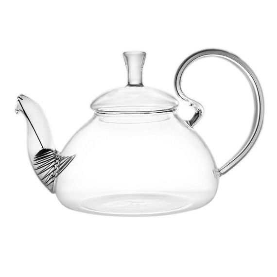 Glass teapot of 0.8 liters