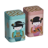 Nouvelle Petite Geisha, boîtes en fer-blanc de 100g