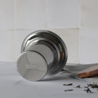 Ogo Tea Infuser -steel filter and wooden lid-