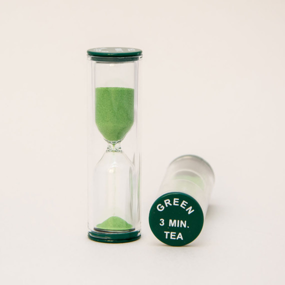 Reloj de arena para tés verdes 