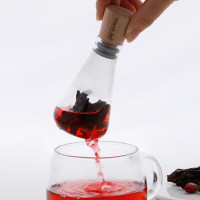 Tee- und Kräuterblattfilterflasche