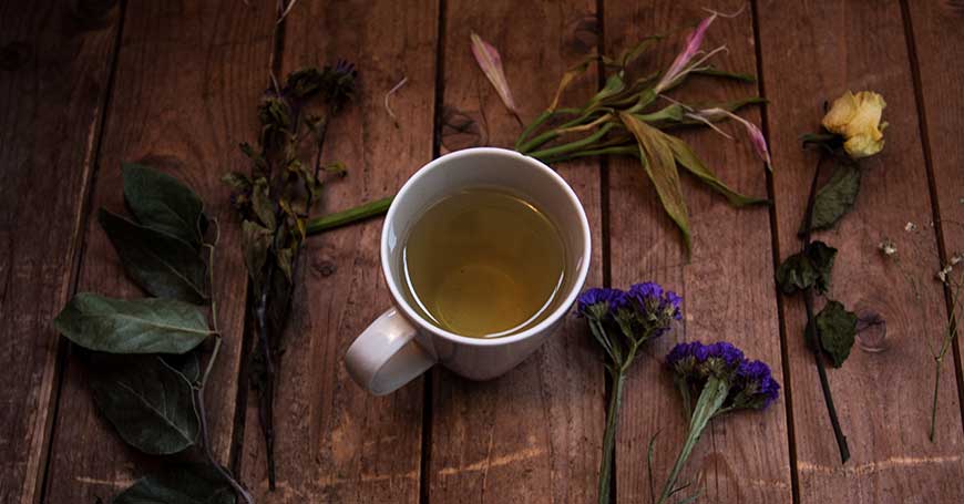 herbal tea for colds, sore throat, and cough